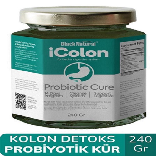 Black Natural iColon Probiyotik Cure 240 Gr