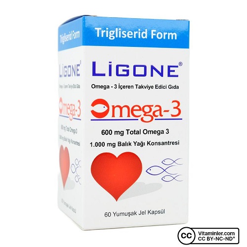 Ligone Omega 3 60 Kapsül Balık Yağı Takviyesi